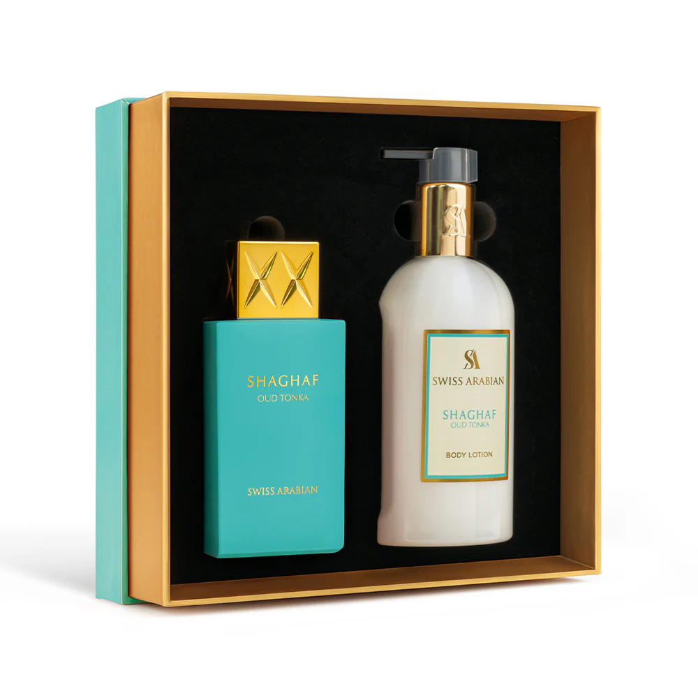 SHAGHAF OUD TONKA EDP + BODY LOTION GIFT SET - Image 3